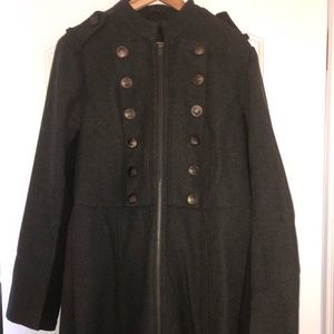 Military styled Peacoat